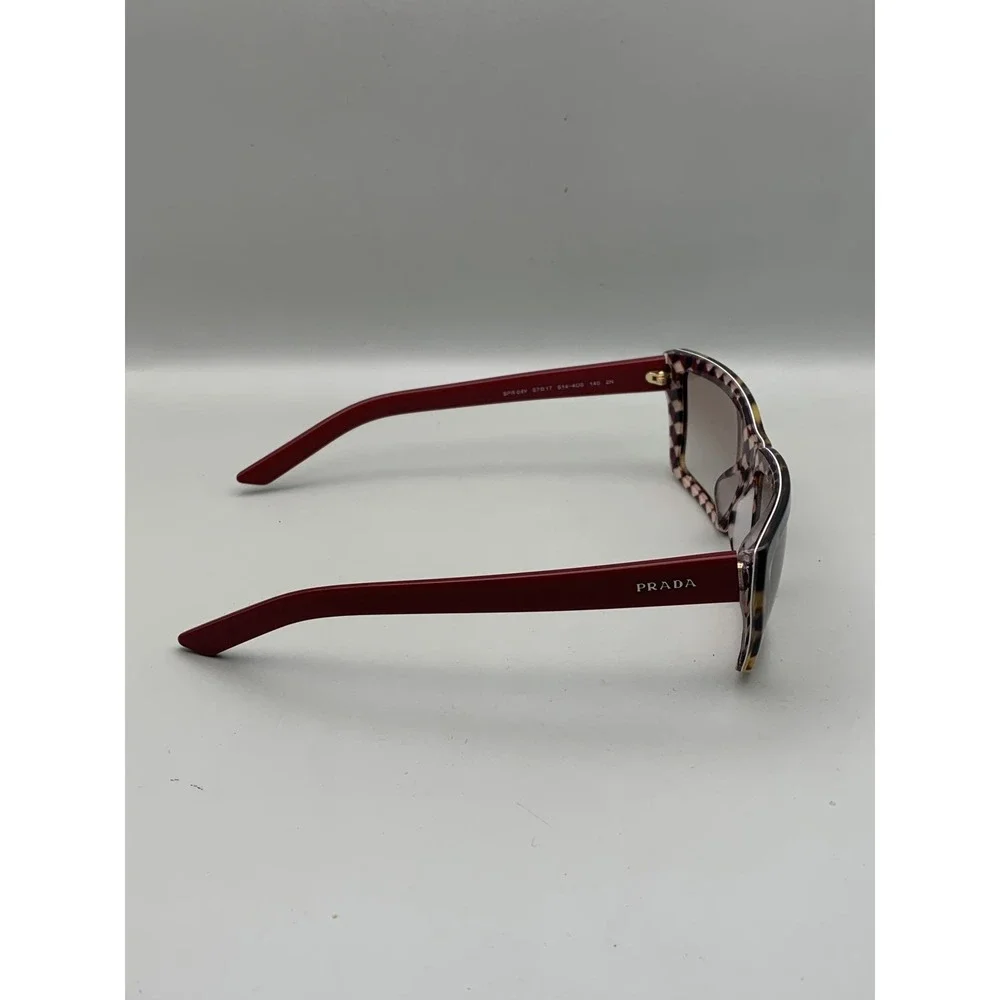 Prada Sunglasses Womens SPR 04V 57 Square Made in Italy Designer Eyewear